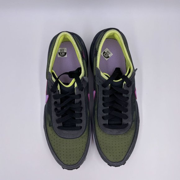 Nike Waffle One Black / Lilac / Lemon Womens Shoes - Picture 5 of 8
